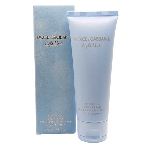 dolce gabbana light blue refreshing body cream 100ml|d&g light blue body spray.